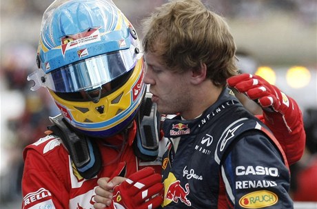 Alonso a Vettel