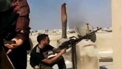 Opoziní voják v Aleppu