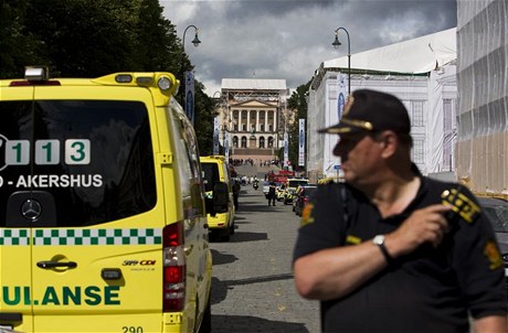 Norská policie nala podezelý pedmt u auta ped americkou ambasádou.