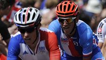 Letní olympijské hry Londýn 2012, Roman Kreuziger (vpravo) na silničním závodě cyklistů | na serveru Lidovky.cz | aktuální zprávy