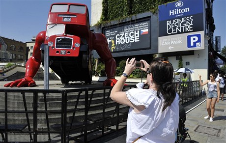 Cviící autobus který pro olympiádu v Londýn navrhl eský výtvarník David erný