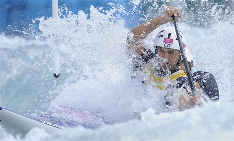 Deblkanoisté Jaroslav Volf a Ondej tpánek vypadli v semifinále olympijského vodní slalom C2 