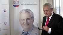 Miloš Zeman, kandidát na prezidenta, tisková konference při otevření kanceláře v Loretánské ulici | na serveru Lidovky.cz | aktuální zprávy