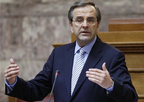 ecký premiér Antonis Samaras