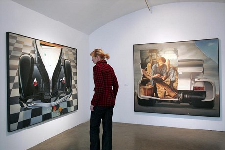 Výstava Theodora Pitka v Museu Kampa v roce 2007