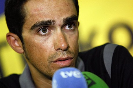 panlský cyklista Alberto Contador