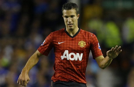 Robin van Persie v dresu Manchesteru United