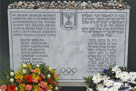 Pomník mnichovské olympijské tragédie z roku 1972