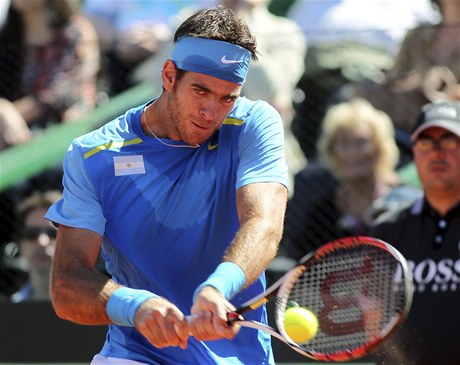 Argentinský tenista Juan Martín Del Potro 