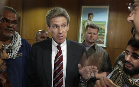 Americký velvyslanec v Libyi Chris Stevens na snímku z roku 2011