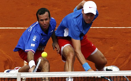 Radek tpánek (vlevo) a Tomá Berdych