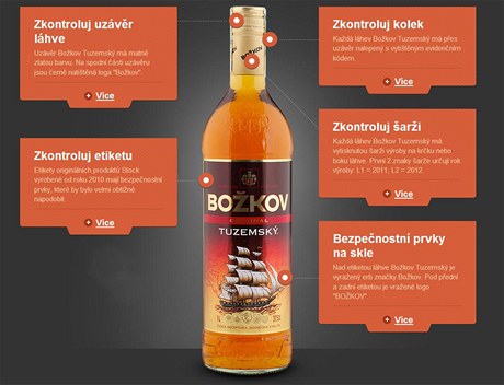 Stock spustil nový web Pij bezpen, kde si mete zkontrolovat, zda je vámi zakoupený alkohol nezávadný.