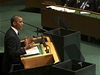 Barack Obama pi projevu v OSN