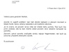 Dopis zaslan ministrem Leoem Hegerem v reakci na reklamu v Lidovch novinch