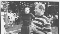 Václav Havel a Andrej Krob při divadelním představení | na serveru Lidovky.cz | aktuální zprávy
