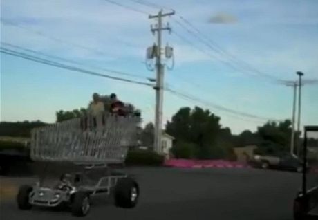 Nejvtí nákupní vozík jezdí v Pensylvánii