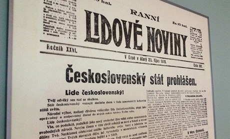 Slavnostní vydání Lidových novin 29. íjna 1918