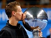 Tomá Berdych získal letos druhý turnajový titul. V lednu se radoval v Montpellier 