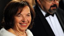 Manželka prezidenta Livie Klausová a vedoucí Kanceláře prezidenta republiky Jiří Weigl ve Vladislavském sále Pražského hradu, kde prezident Václav Klaus uděloval 28. října státní vyznamenání při příležitosti výročí vzniku samostatného Československa. | na serveru Lidovky.cz | aktuální zprávy