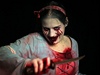 Hororové masky se pedvedly v rámci Halloween Horror Party 2012 v nmeckém mst Bottrop.