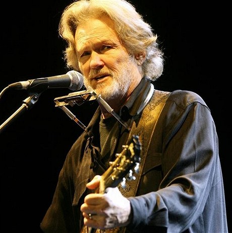 Kris Kristofferson pi svém minulém vystoupení v Praze