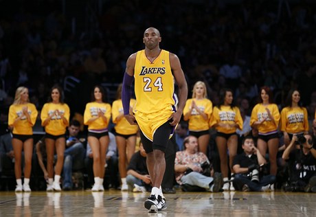 Smutná hvzda basketbalist Los Angeles Lakers Kobe Bryant