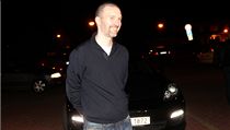 Propuštěný Tomáš Pitr před svou vilou v Jesenici u Prahy | na serveru Lidovky.cz | aktuální zprávy