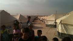 Uprchlický tábor Zaatarí.