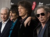 Dohromady jim je 273 let. Rolling Stones: Charlie Watts, Ronnie Wood, Mick Jagger a Keith Richards.