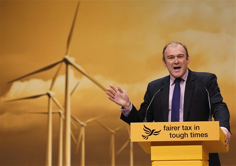 Britský ministr pro energetiku a klimatické zmny Edward Davey