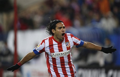 Fotbalista Atlétika Madrid Radamel Falcao