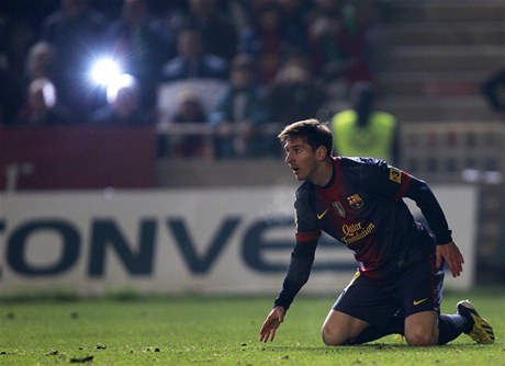 Hvzda fotbalist Barcelony Lionel Messi