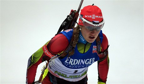 eská biatlonistka Gabriela Soukalová