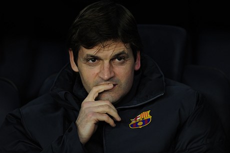 Trenér fotbalist Barcelony Tito Vilanova