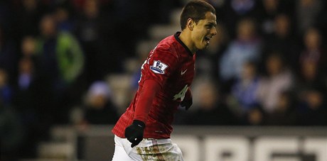 Fotbalista Manchesteru United Javier Hernández