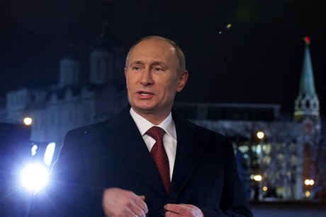 Vladimir Putin pi novoroním projevu