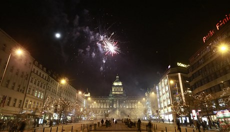 Silvestr na Václavském námstí