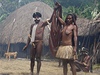 Obady v papuánské vesnici.