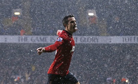 Fotbalista Robin Van Persie z Manchesteru United