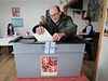 Druhé kolo prezidentské volby v obci Hradany. 
