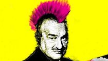 Pětasedmdesátiletý kníže Schwarzenberg s namalovaným "čírem" shlíží na voliče z plakátů stylizovaných podle obalu desky kapely Sex Pistols. | na serveru Lidovky.cz | aktuální zprávy