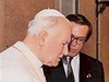 Jaroslav Barták na fotce s papeem Janem Pavlem II.