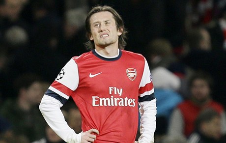 eský fotbalista Arsenalu Tomá Rosický