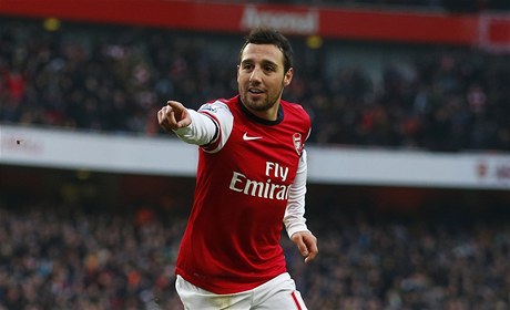 Fotbalista Arsenalu Santi Cazorla