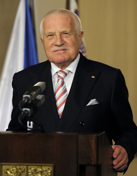 Prezident Václav Klaus pednesl 7. bezna v Praze projev pi píleitosti konce svého mandátu. 