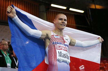 eský sprinter Pavel Maslák