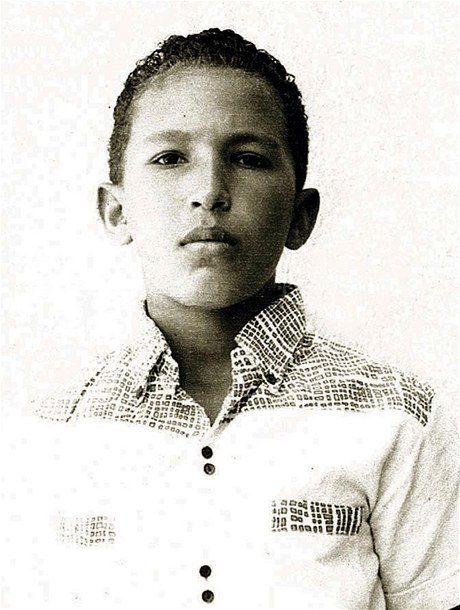 Hugo Chávez na fotce z rodinného alba