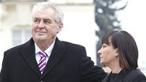 Miloš Zeman s první dámou Ivanou Zemanovou. | na serveru Lidovky.cz | aktuální zprávy