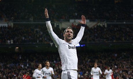 Fotbalista Realu Madrid Gonzalo Higuaín