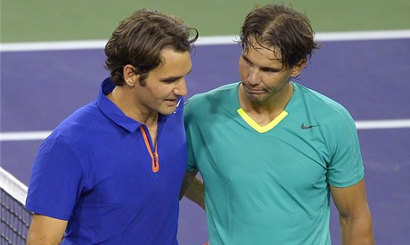 Roger Federer a Rafael Nadal.